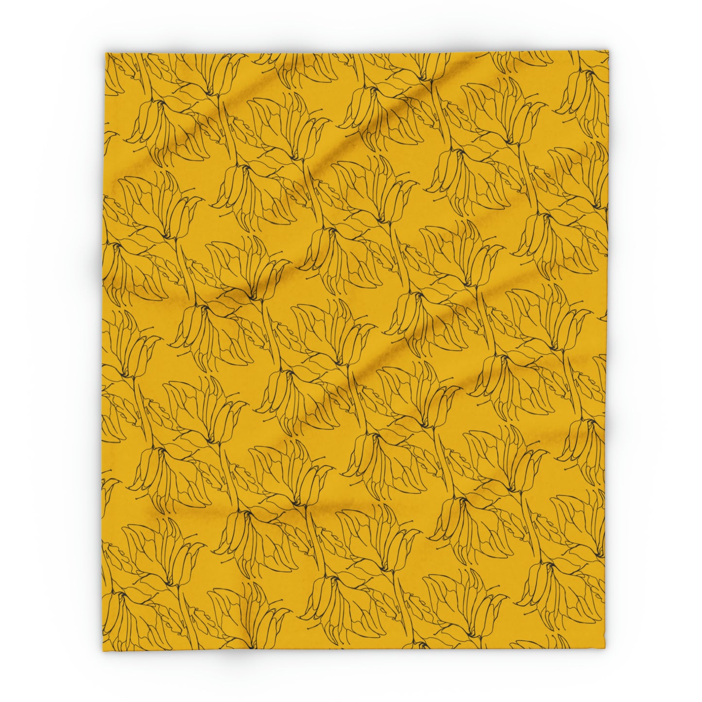 Arctic Fleece Blanket, MODEL B-P-33 YELOW