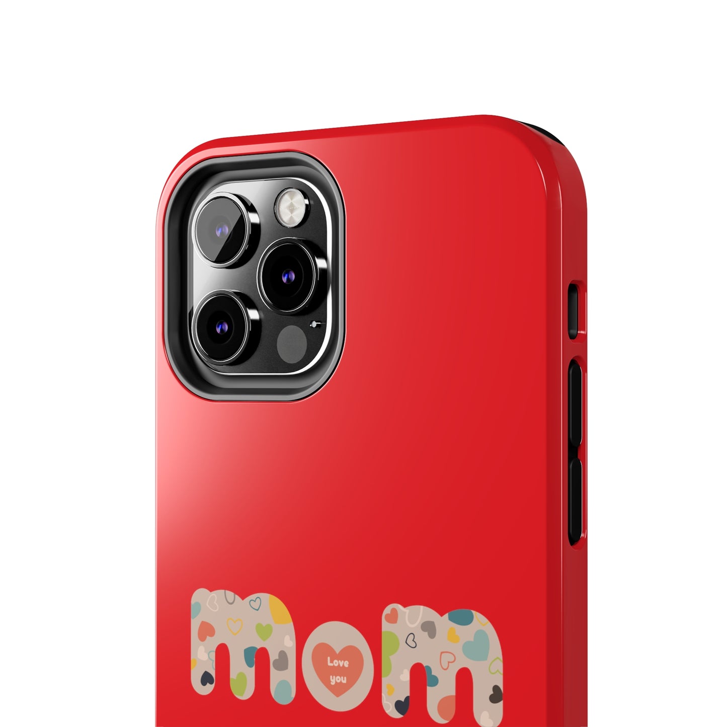 Tough Phone Cases, "Mom6" Red