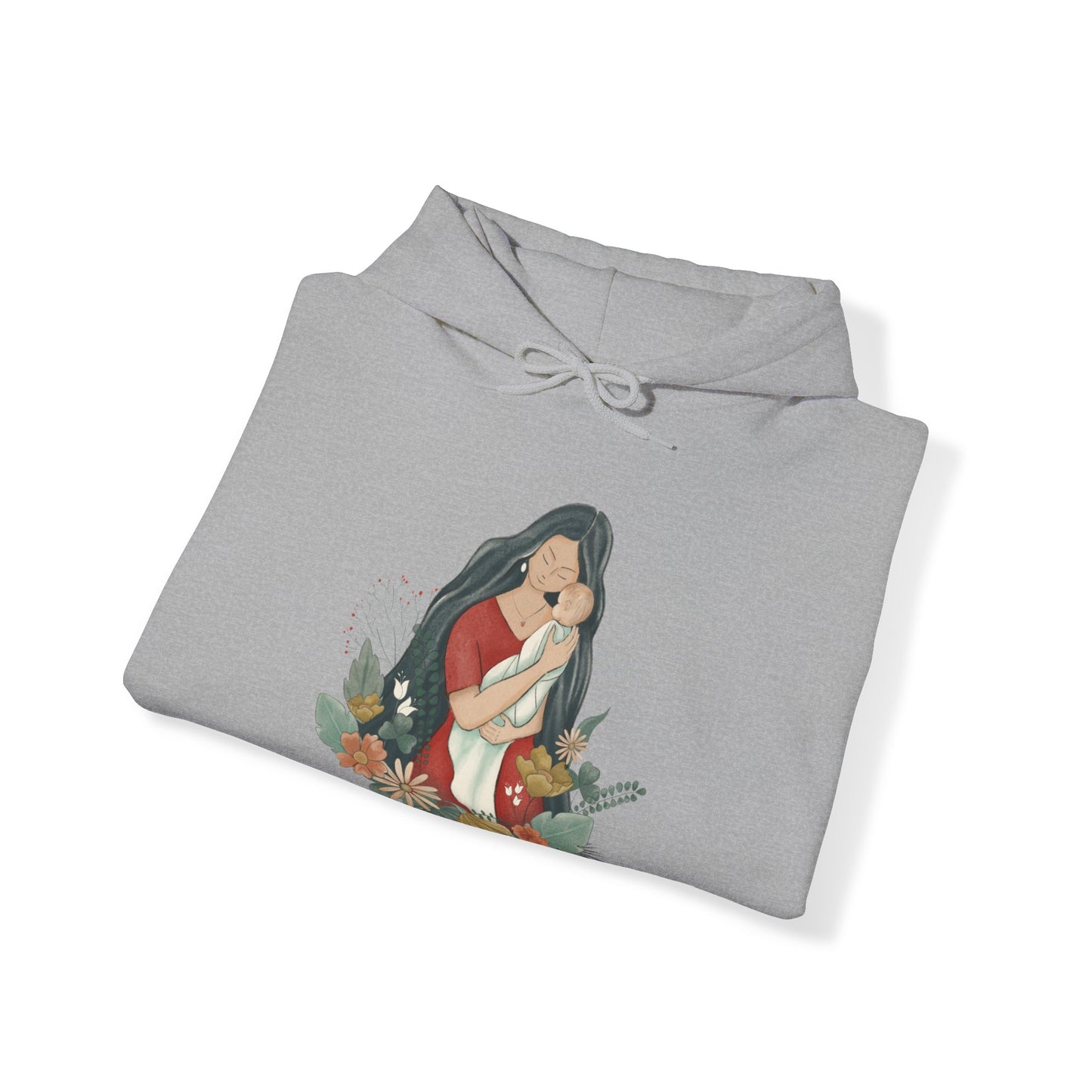 Unisex Heavy Blend™ Hooded Sweatshirt, Model "Mom"