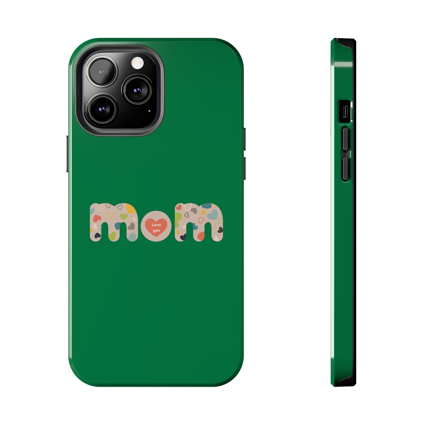 Tough Phone Cases, "Mom6" Green