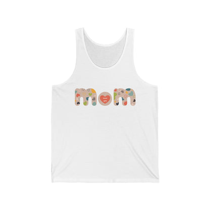 Unisex Jersey Tank, Model "Mom6"