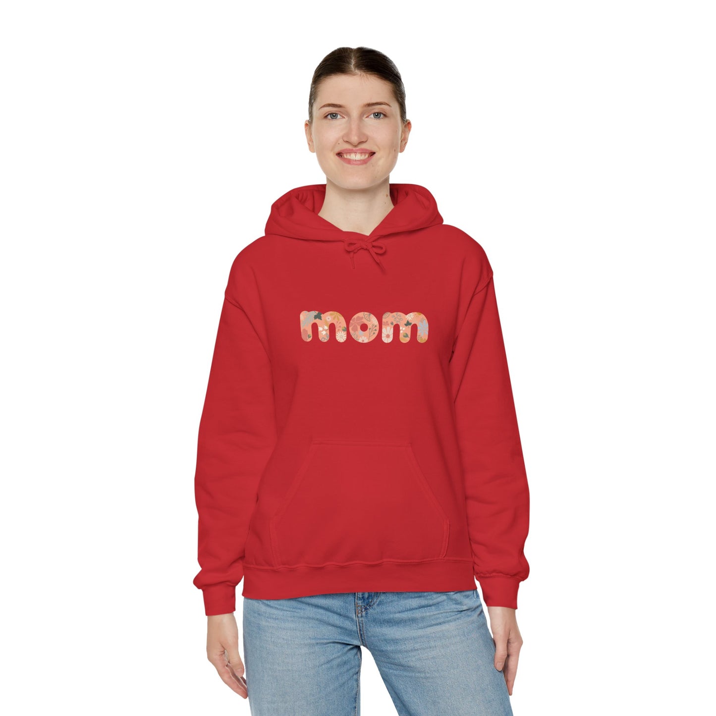 Unisex Heavy Blend™ Hooded Sweatshirt, Model "Mom2"