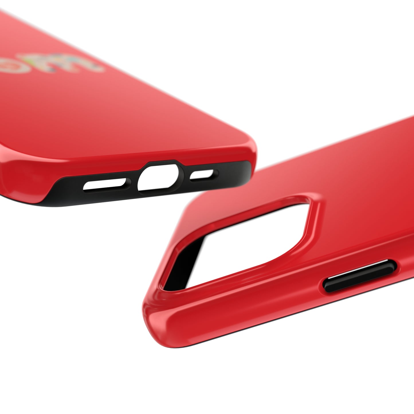 Tough Phone Cases, "Mom6" Red