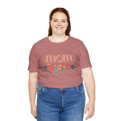 Unisex Jersey Short Sleeve Tee, Model "Mom3"