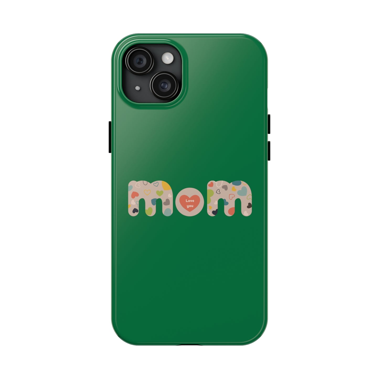 Tough Phone Cases, "Mom6" Green