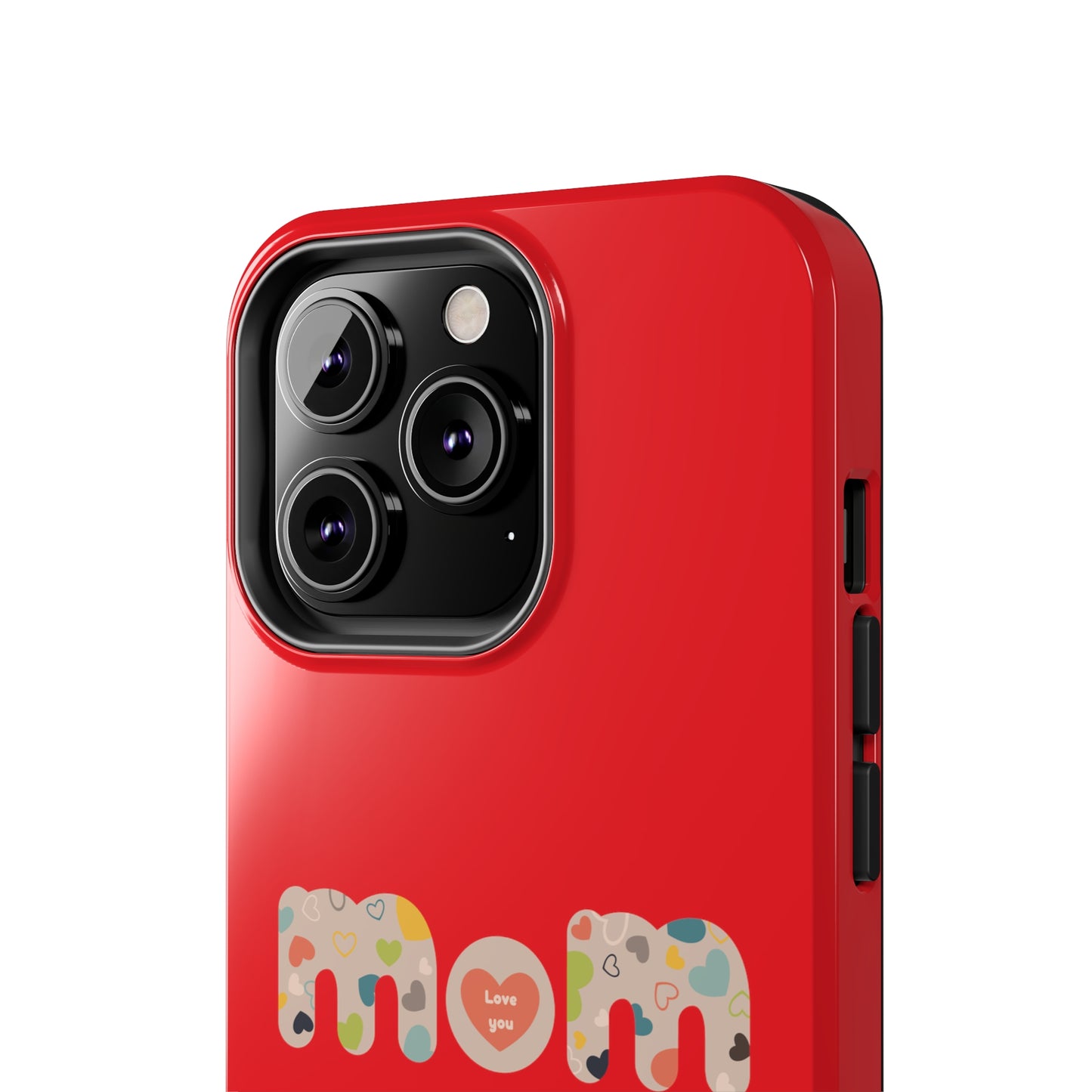 Tough Phone Cases, "Mom6" Red