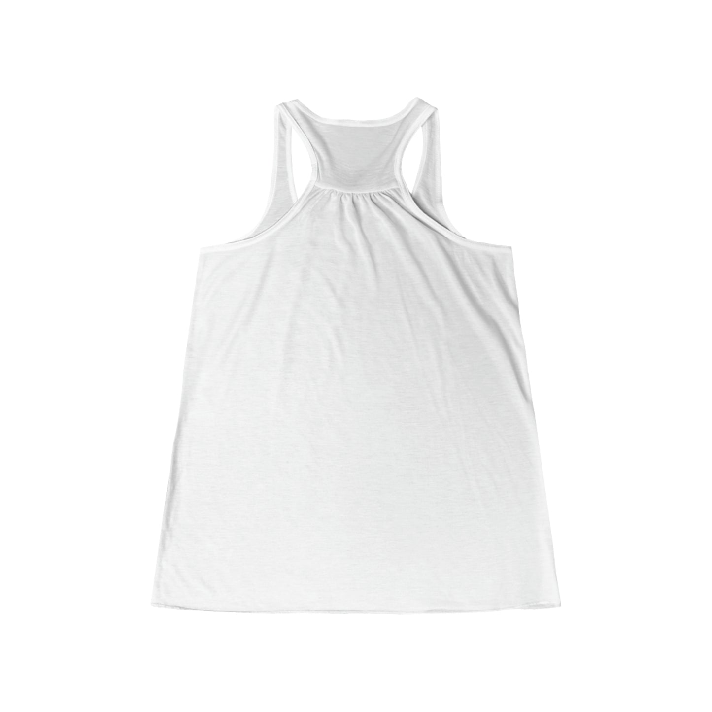 Women's Flowy Racerback Tank, Model "Kharmagas"