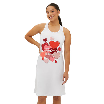 Women's Racerback Dress (AOP) , Maulana poem model D-T-2