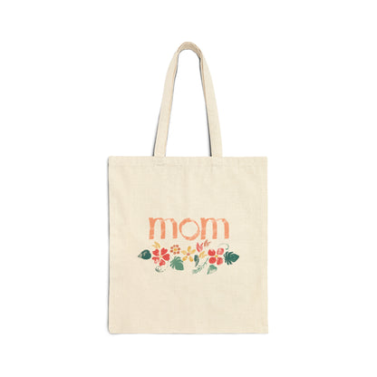 Cotton Canvas Tote Bag, Model "Mom3"