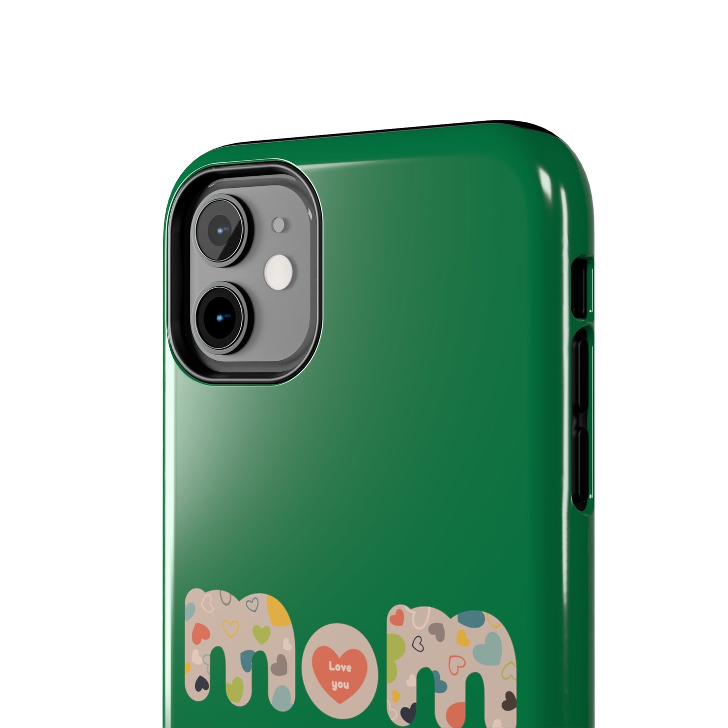 Tough Phone Cases, "Mom6" Green