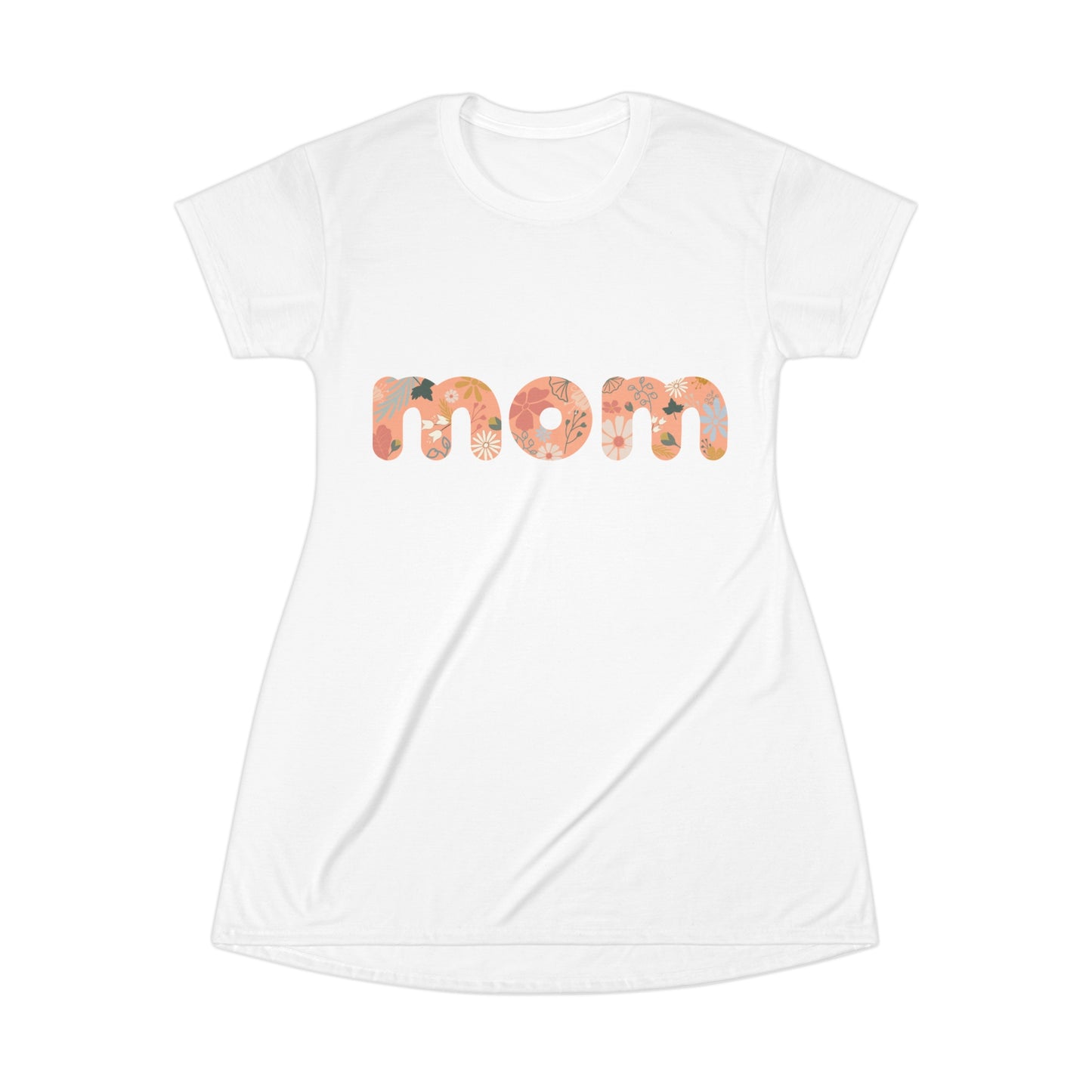 T-Shirt Dress (AOP), Model "Mom2"