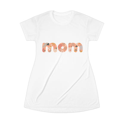 T-Shirt Dress (AOP), Model "Mom2"