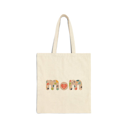 Cotton Canvas Tote Bag, Model "Mom6"