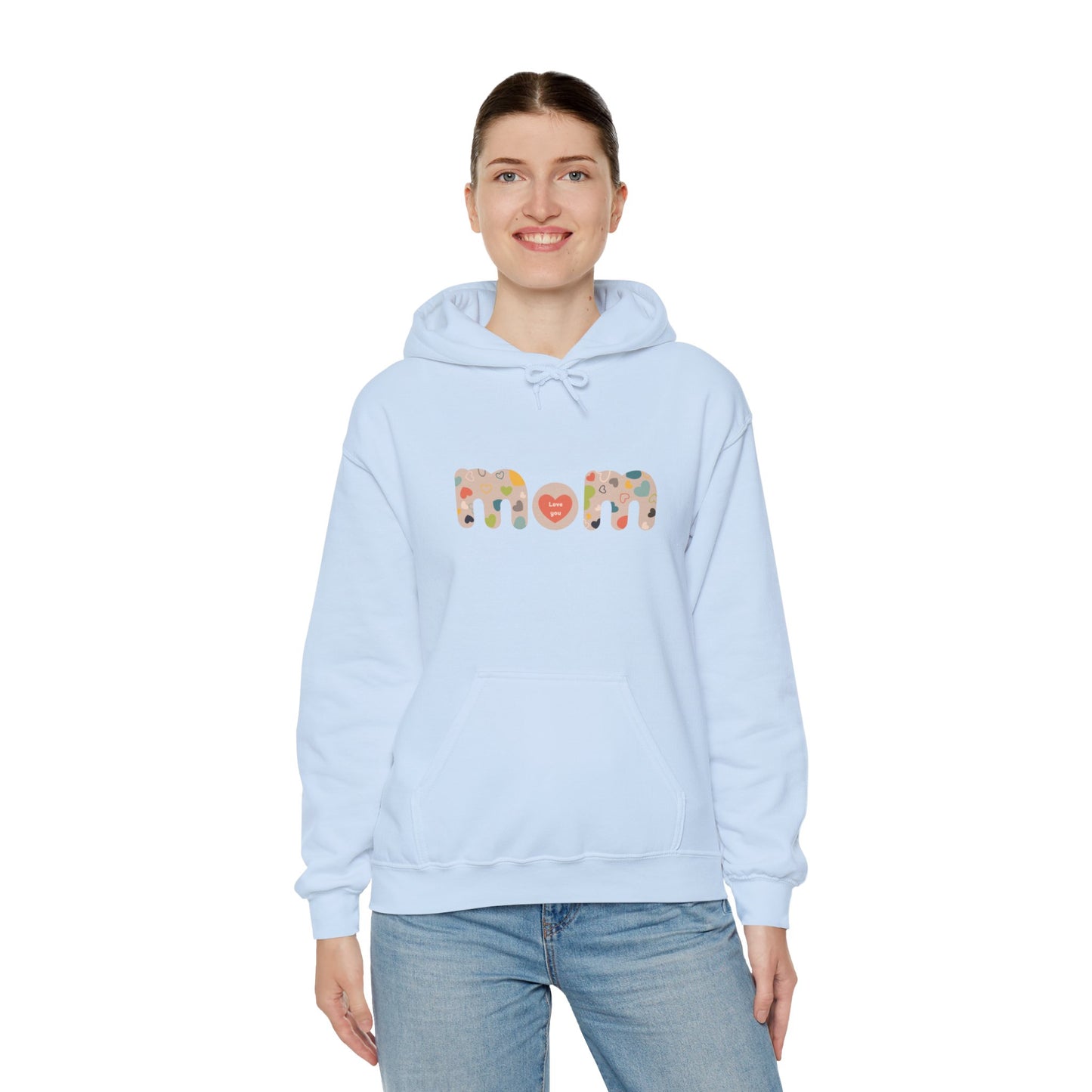 Unisex Heavy Blend™ Hooded Sweatshirt, Model "Mom6"