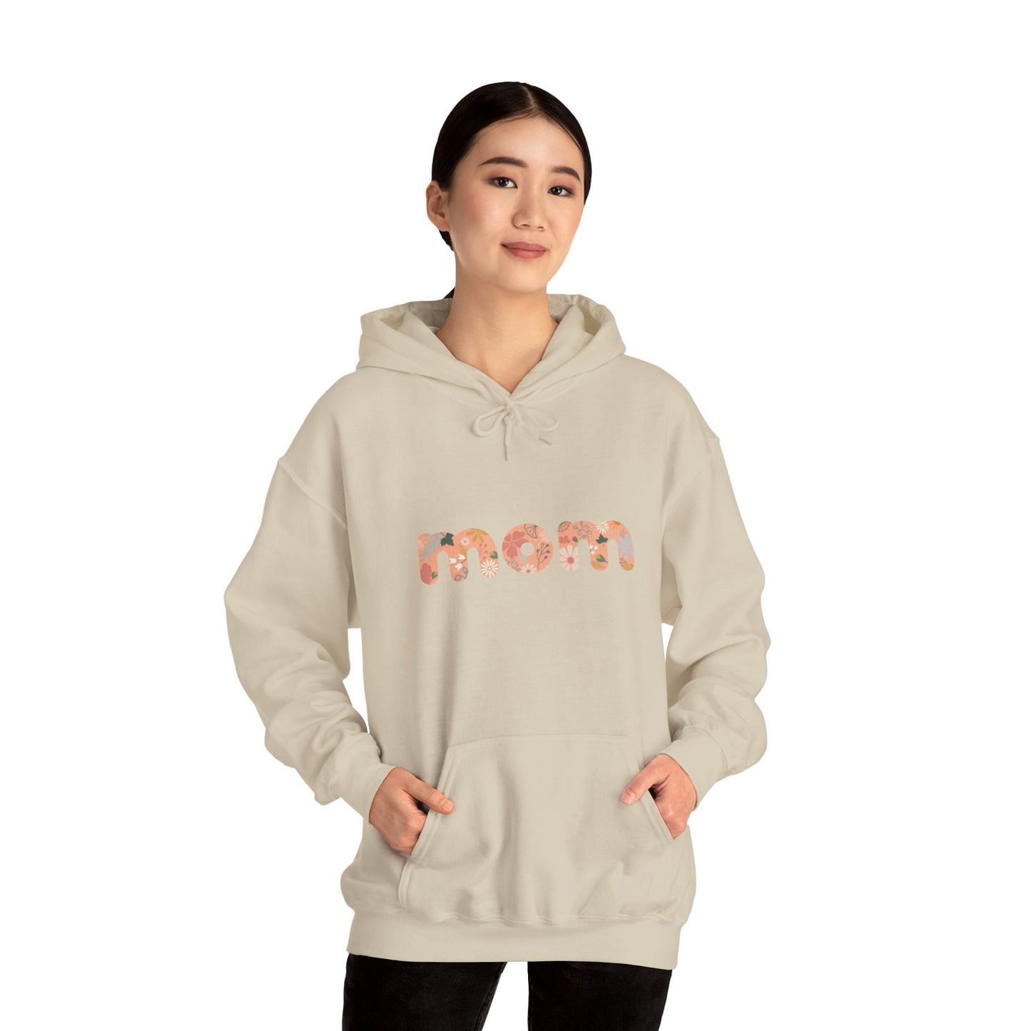 Unisex Heavy Blend™ Hooded Sweatshirt, Model "Mom2"