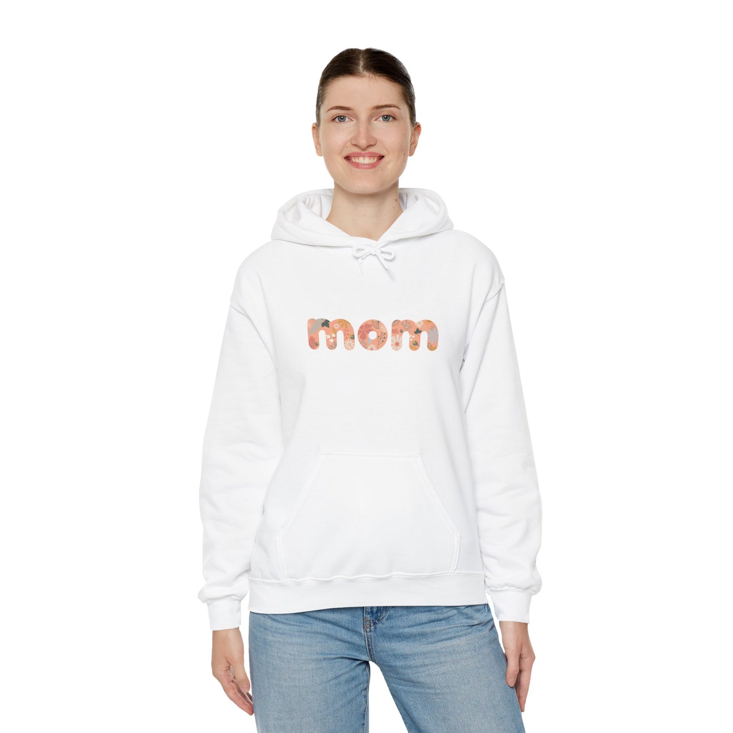 Unisex Heavy Blend™ Hooded Sweatshirt, Model "Mom2"