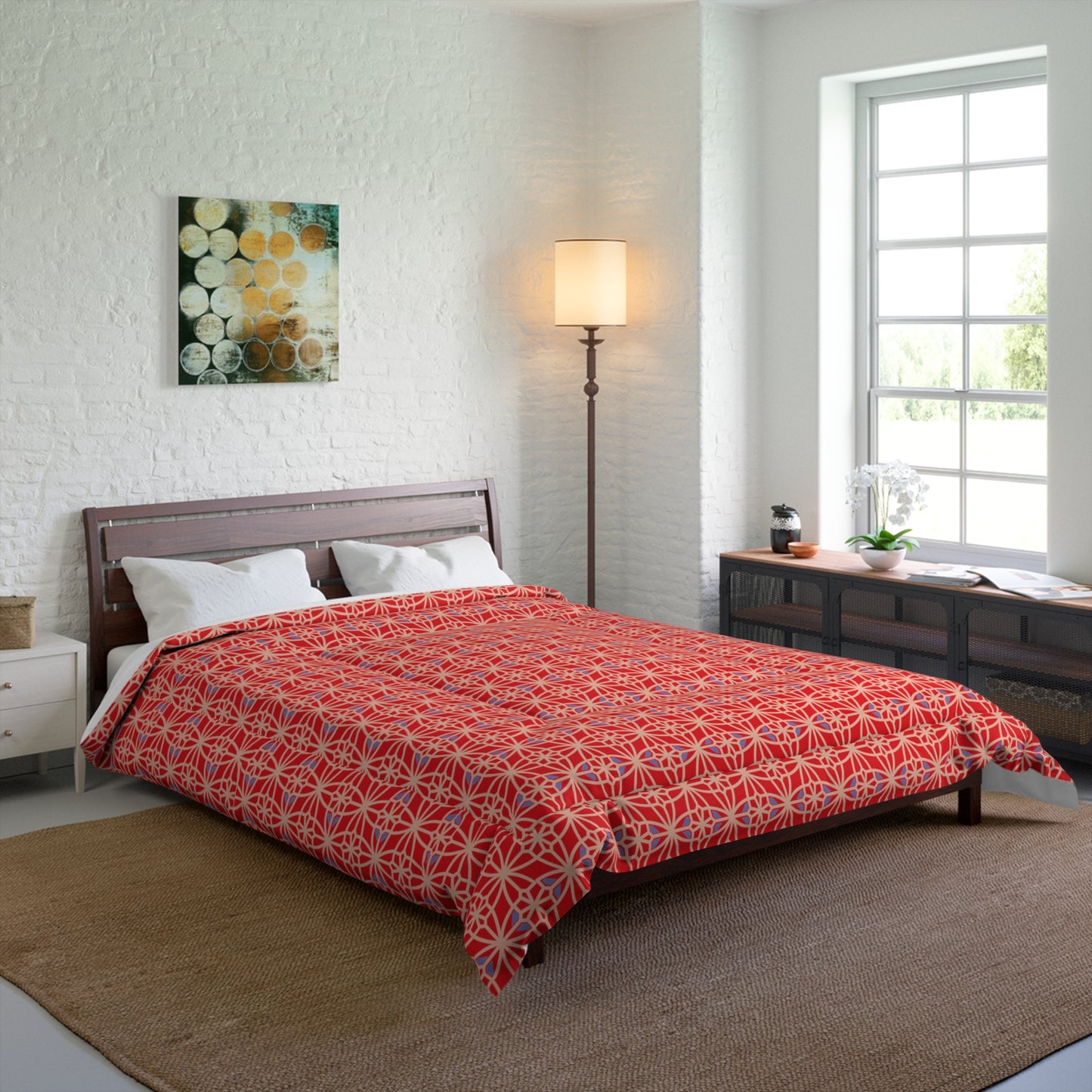 Comforter, MODEL B-P-28 RED