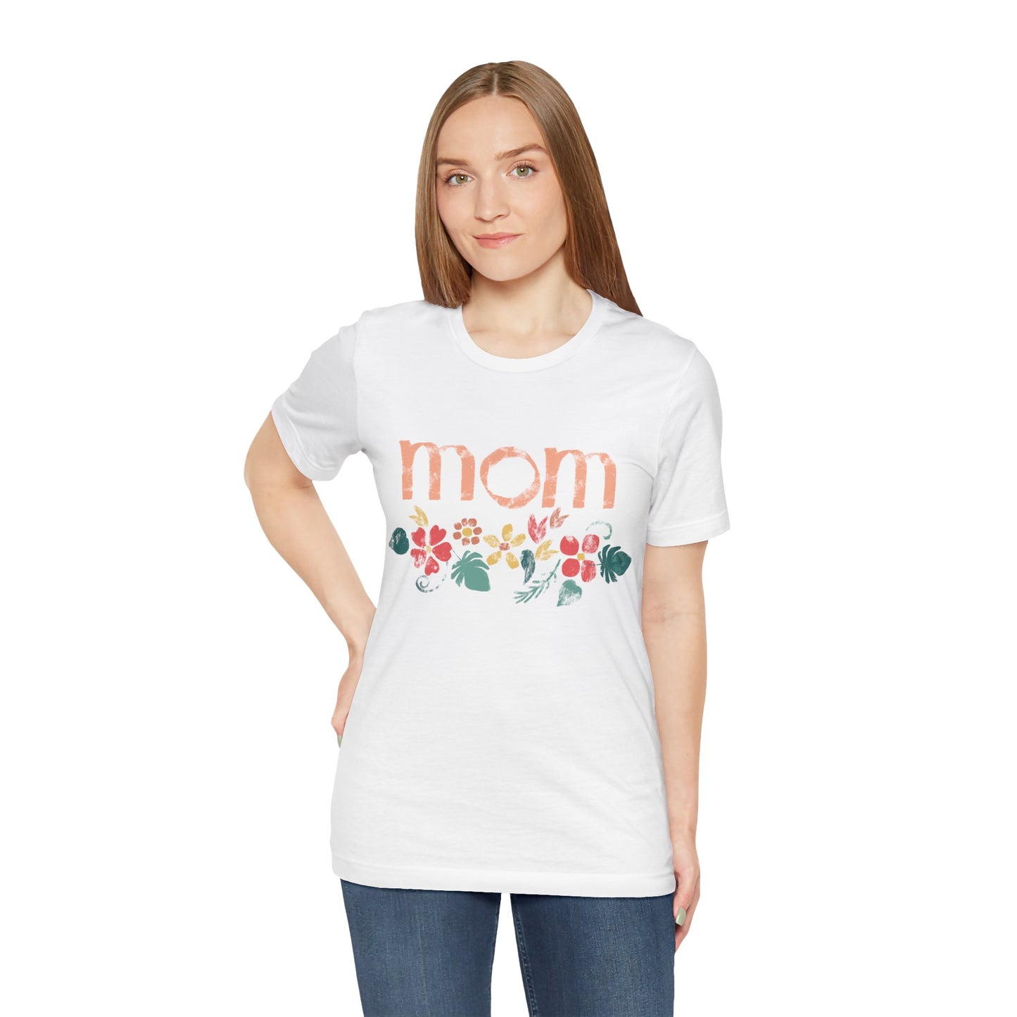 Unisex Jersey Short Sleeve Tee, Model "Mom3"