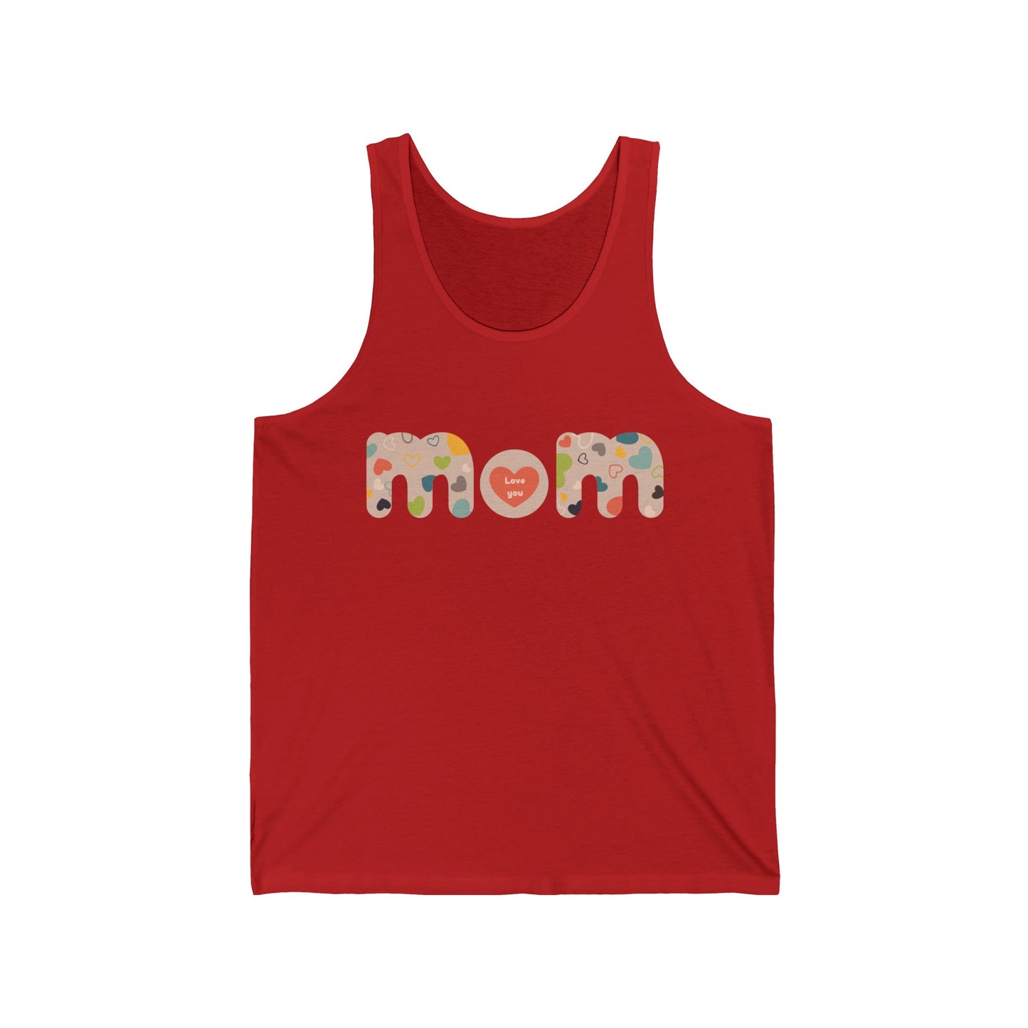 Unisex Jersey Tank, Model "Mom6"