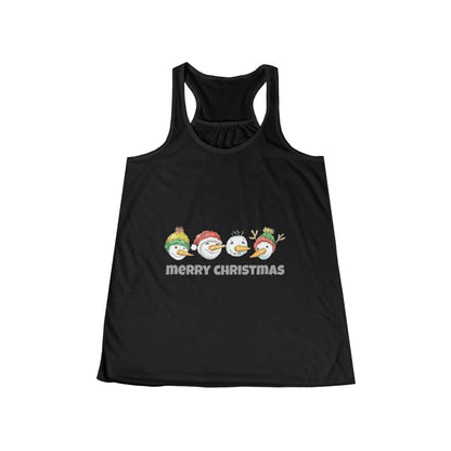 Eunny Christmas Snowman Tank Top, Cute Tank Top Gift For Holiday, Womens Christmas Top, Winter Gifts For Her, Xmas Top, Gift For Girlfriend