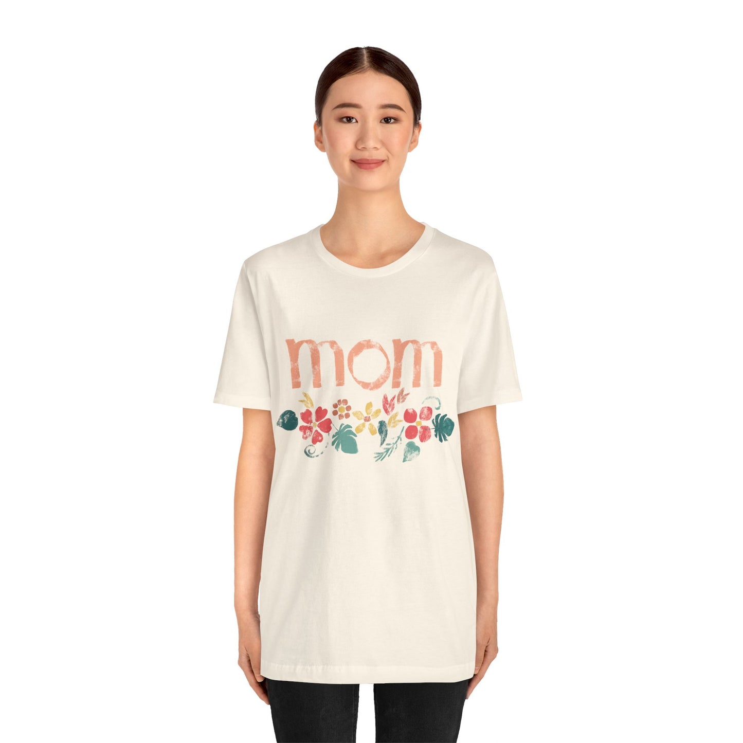 Unisex Jersey Short Sleeve Tee, Model "Mom3"