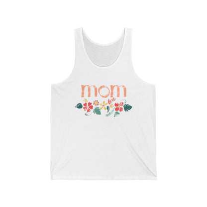 Unisex Jersey Tank, Model "Mom3"