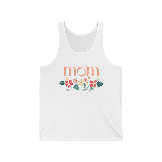 Unisex Jersey Tank, Model "Mom3"