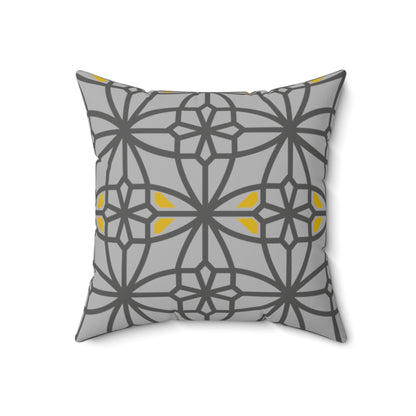 Spun Polyester Square Pillow, MODEL B-P-30 GRAY