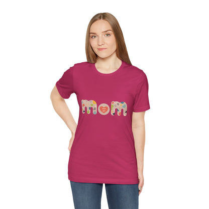 Unisex Jersey Short Sleeve Tee, Model "Mom6"