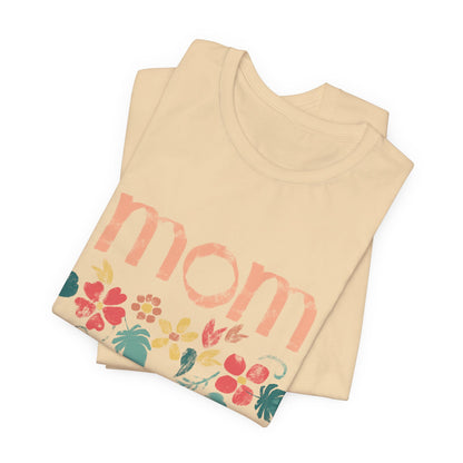 Unisex Jersey Short Sleeve Tee, Model "Mom3"