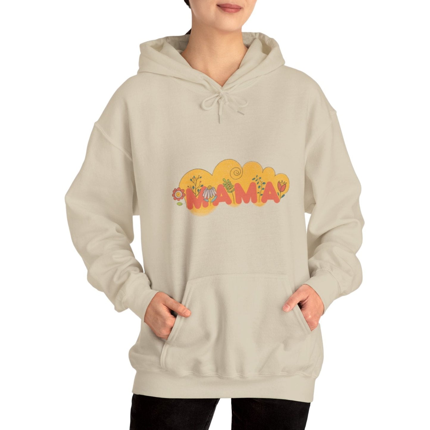 Unisex Heavy Blend™ Hooded Sweatshirt, Model "Mom8"