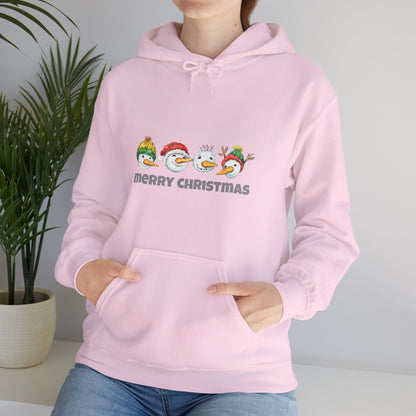 Funny Merry Christmas hoodie, cute hoodie, hoodie christmas gifts, women's Christmas hoodie, winter gift for men, Christmas snowman