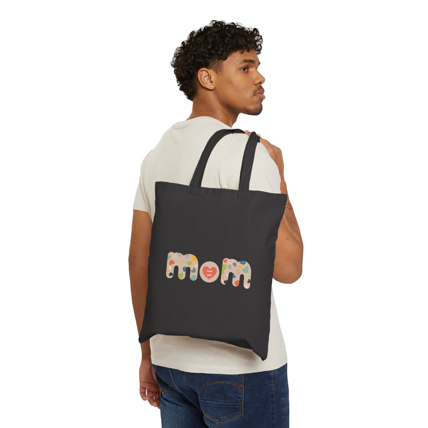 Cotton Canvas Tote Bag, Model "Mom6"