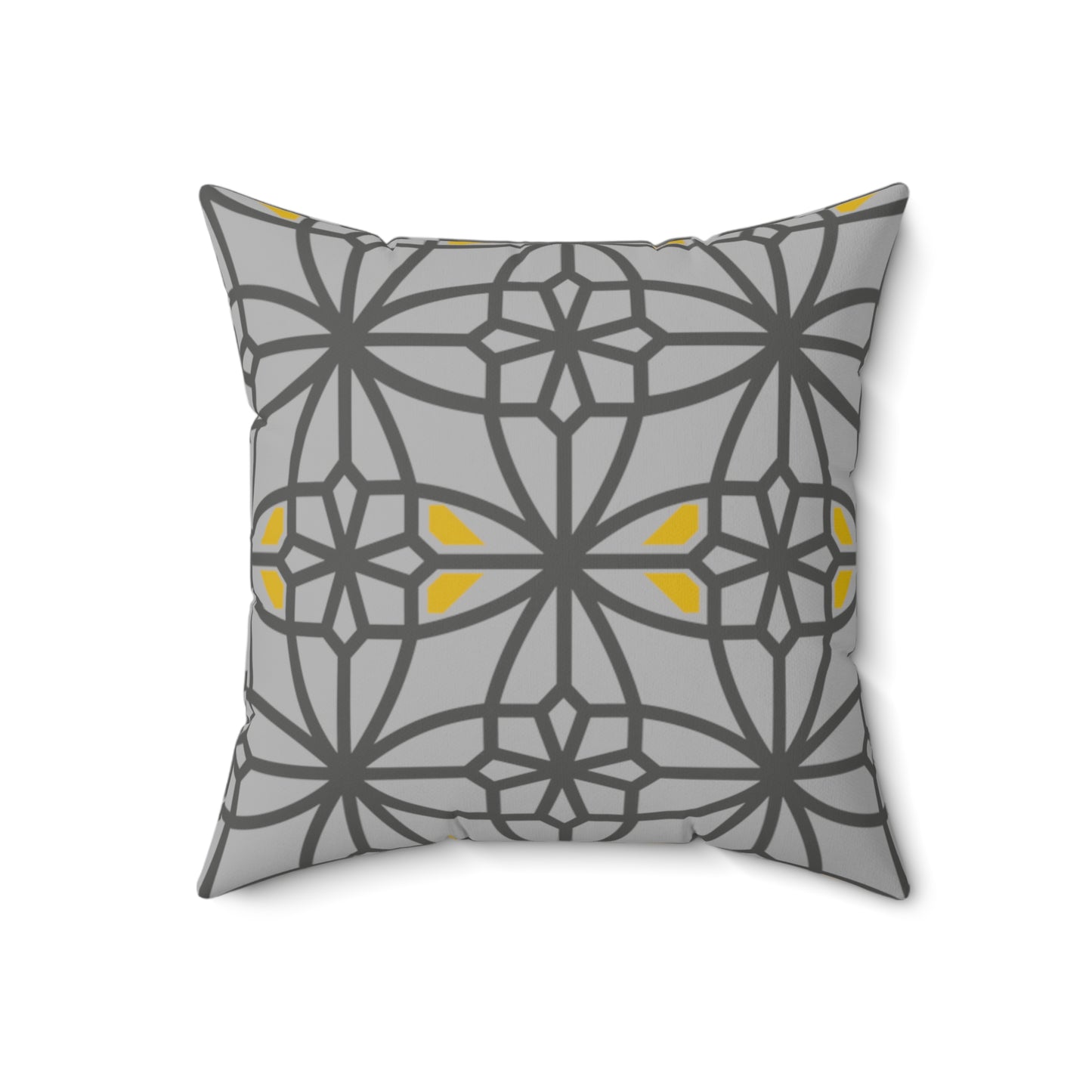 Spun Polyester Square Pillow, MODEL B-P-30 GRAY