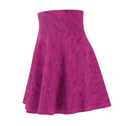 Women's Skater Skirt, MODEL B-P-9 VIOLET