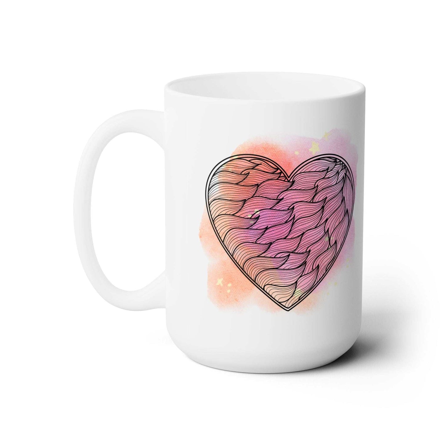 Valentine Mug, Ceramic Mug 15oz