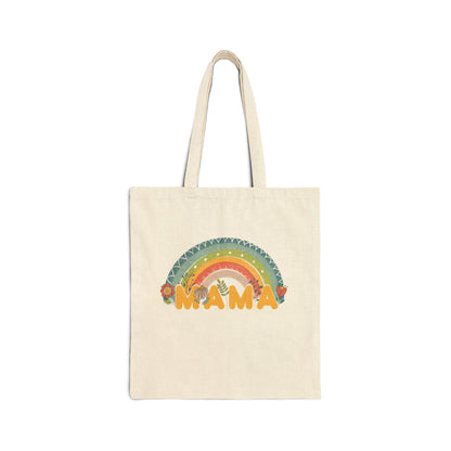 Cotton Canvas Tote Bag, Model "Mom7"