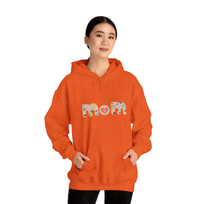 Unisex Heavy Blend™ Hooded Sweatshirt, Model "Mom6"