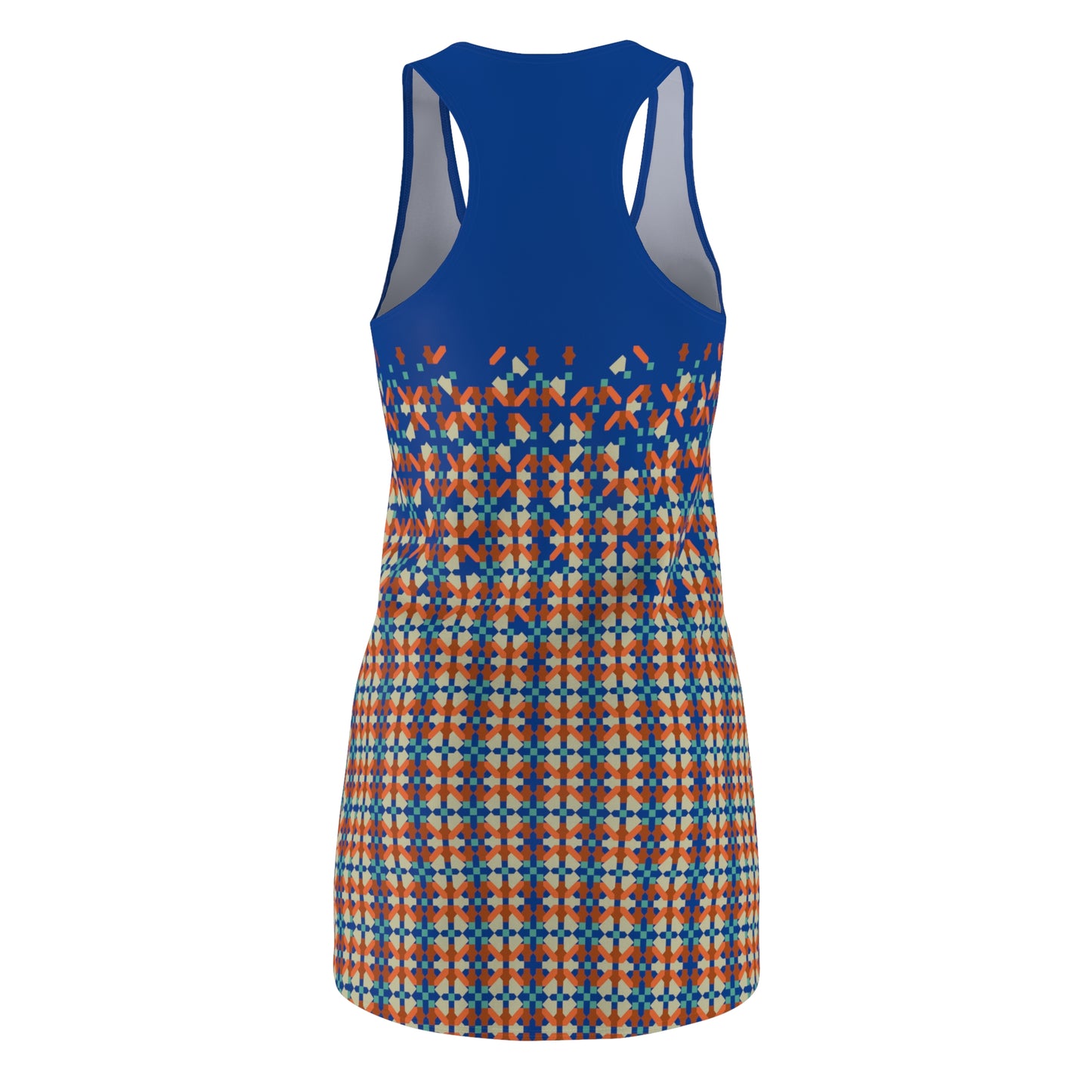 Women's Cut & Sew Racerback Dress (AOP), Model B-P-23