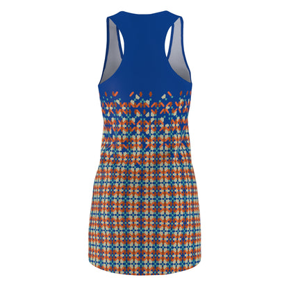 Women's Cut & Sew Racerback Dress (AOP), Model B-P-23