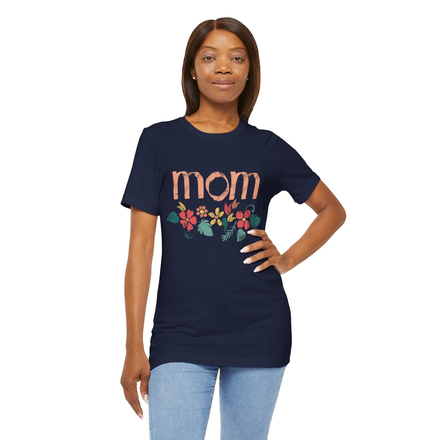 Unisex Jersey Short Sleeve Tee, Model "Mom3"