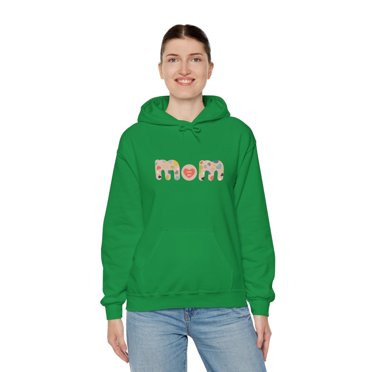 Unisex Heavy Blend™ Hooded Sweatshirt, Model "Mom6"