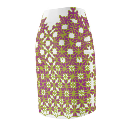 Women's Pencil Skirt (AOP), MODEL B-P-2