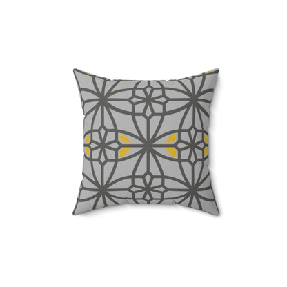 Spun Polyester Square Pillow, MODEL B-P-30 GRAY