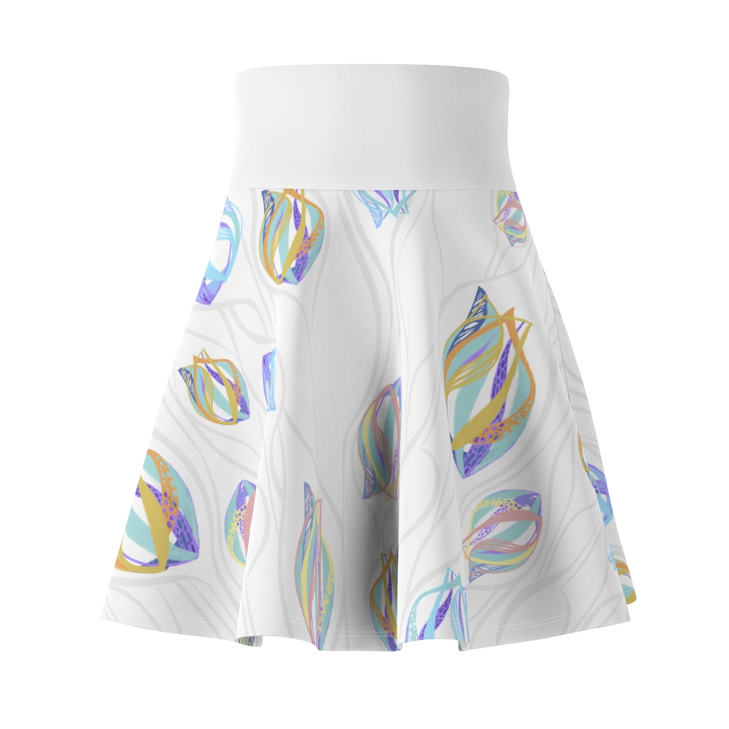 Women's Skater Skirt (AOP), MODEL B-P-19