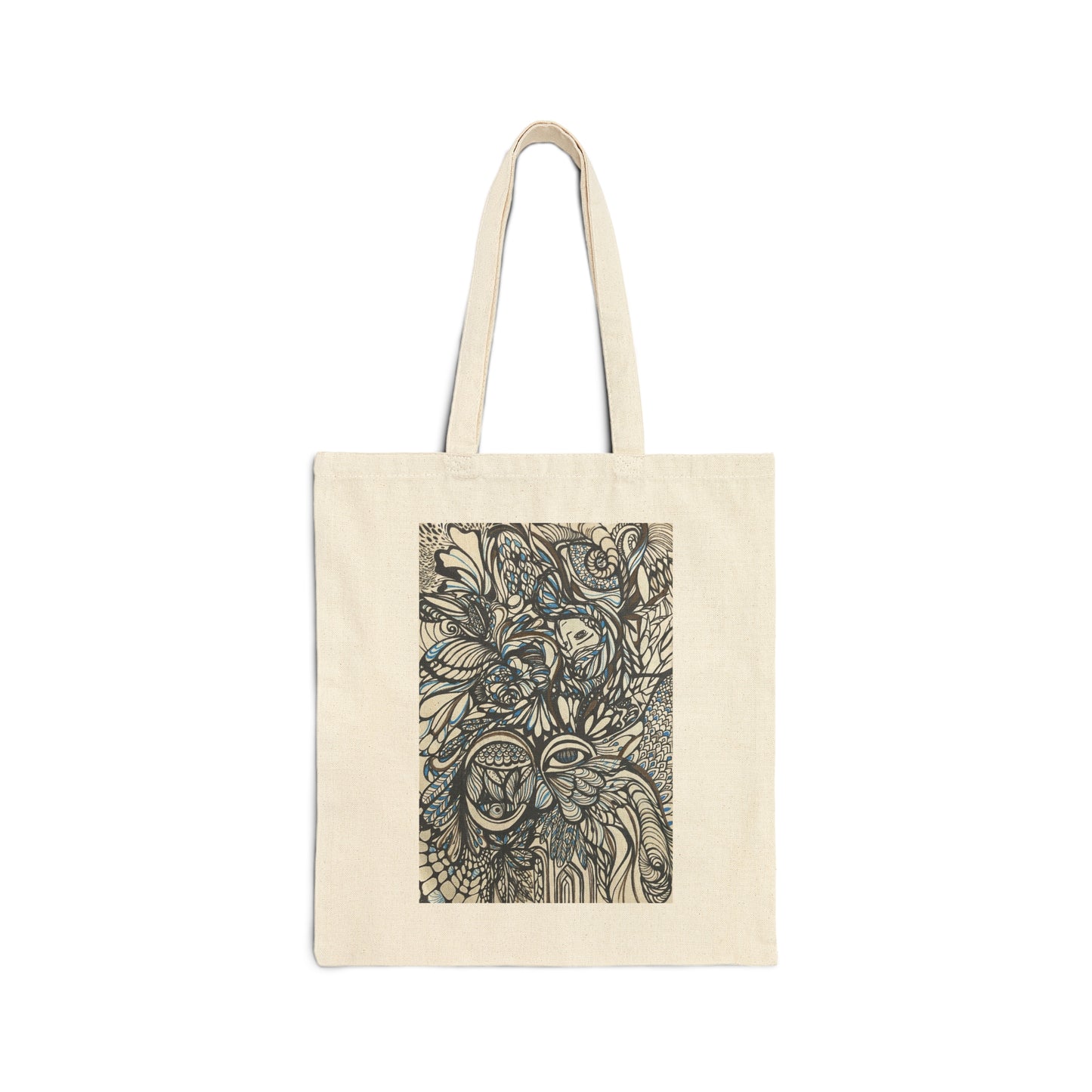 Cotton Canvas Tote Bag, Model B-S-5