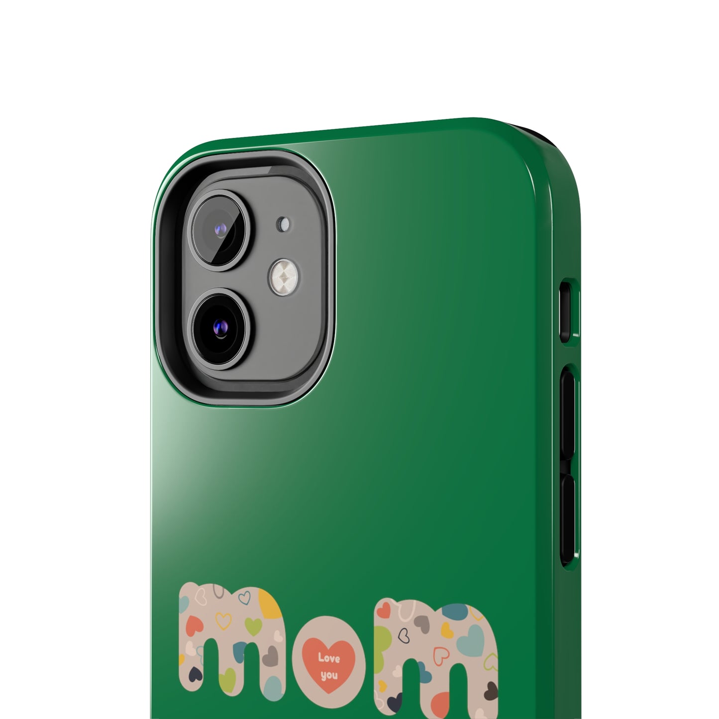 Tough Phone Cases, "Mom6" Green