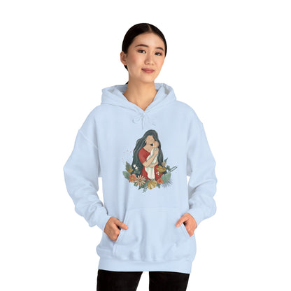 Unisex Heavy Blend™ Hooded Sweatshirt, Model "Mom"