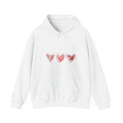 Valentine Day Shirt Gifte For Women's, Trendy Hoodie Gift For Wife, Hearts Hoodie Cute Valentine's Gift, Cuteness Gift For Her, Perfect Gift