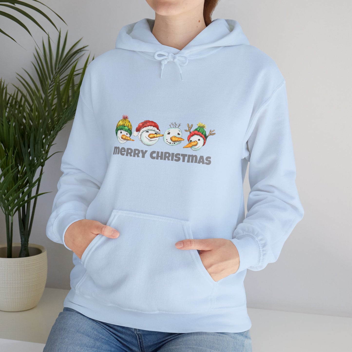 Funny Merry Christmas hoodie, cute hoodie, hoodie christmas gifts, women's Christmas hoodie, winter gift for men, Christmas snowman